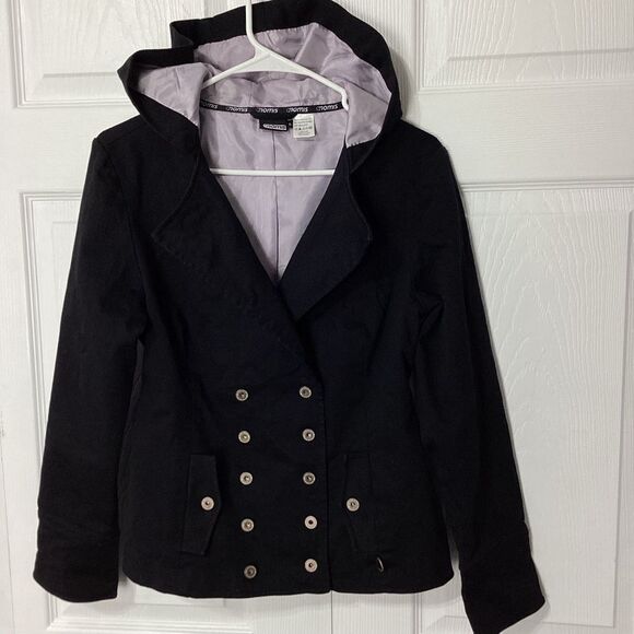 Nomis Crossover Front Jacket With Hood Double Breasted L - Picture 4 of 14